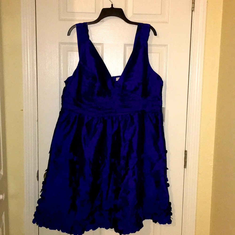 Calvin Klein Women’s Empire Blue Dress